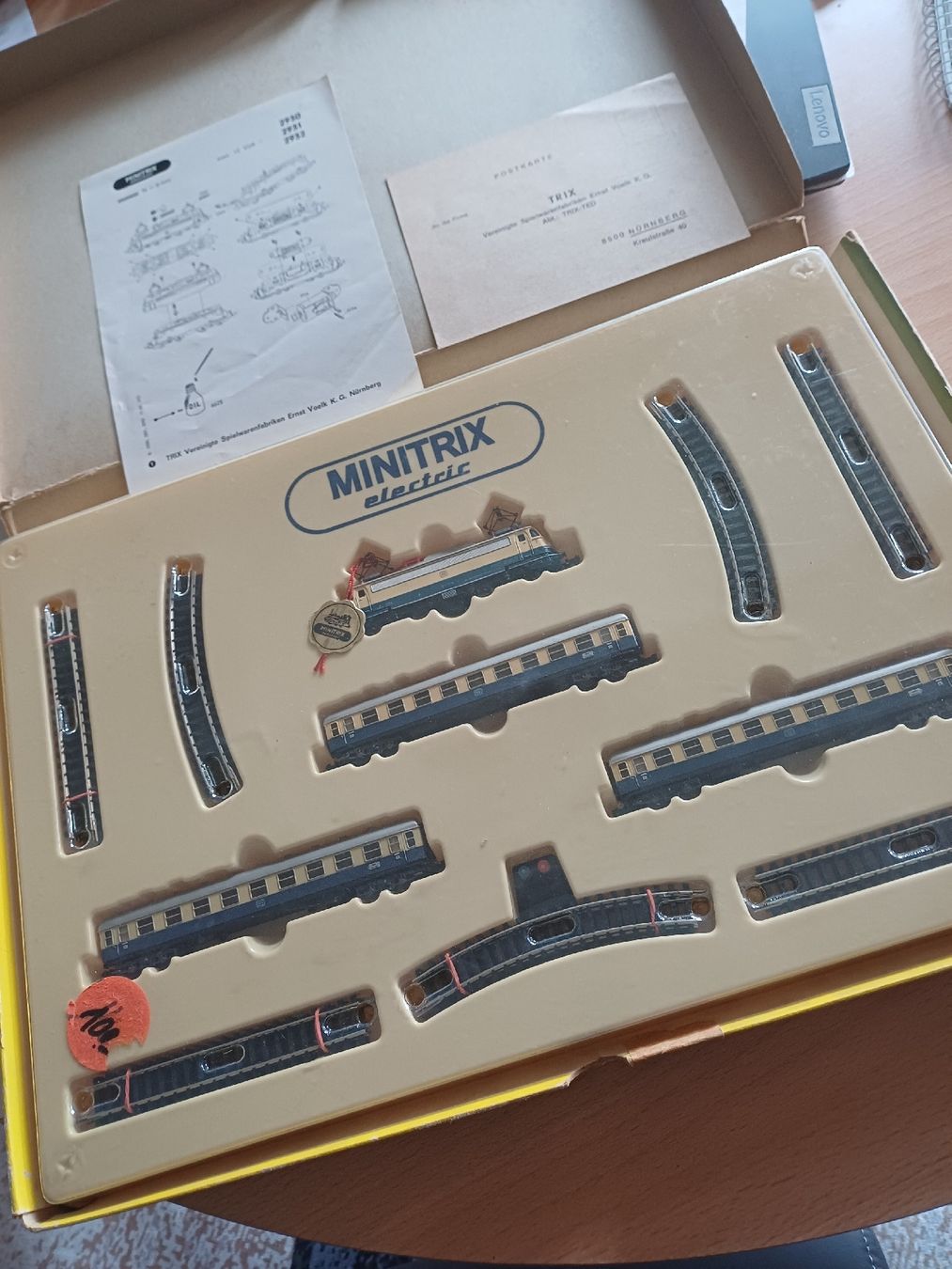 Trix Modellini di ferrovie: Mintrix-Set, Spur N, neuwertig, 1965-67 – Nuovo e nell'imballaggio originale da Allschwil venduto da dattelzwicker01 7