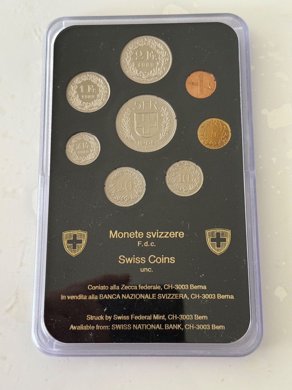 Toutes les monnaies: Schweizer Münzsatz 1989  Stempelglanz – Neuf (Voir description) à Wallisellen par SWISS_SILVER1 1