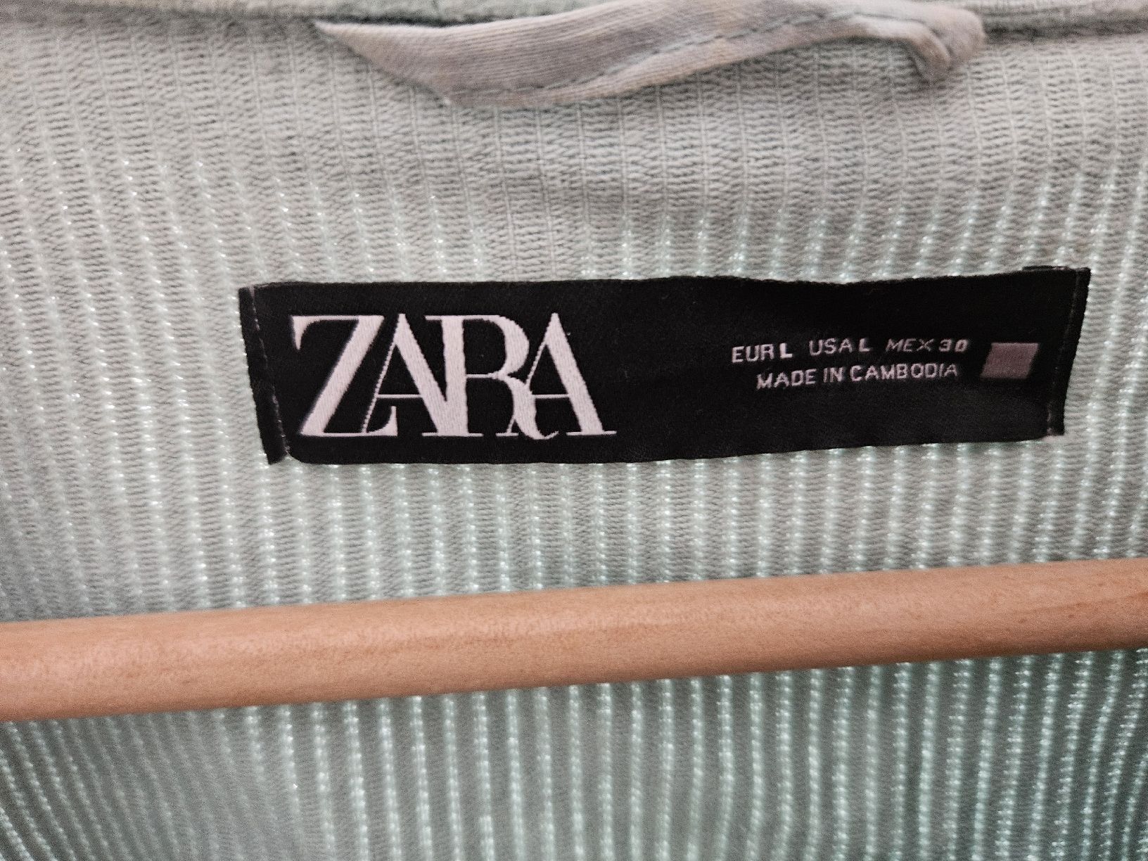Zara Giacche: Cordjacke Zara Oversize Hellgrün Gr. L – Usato da Bern venduto da mir_bs7y 3