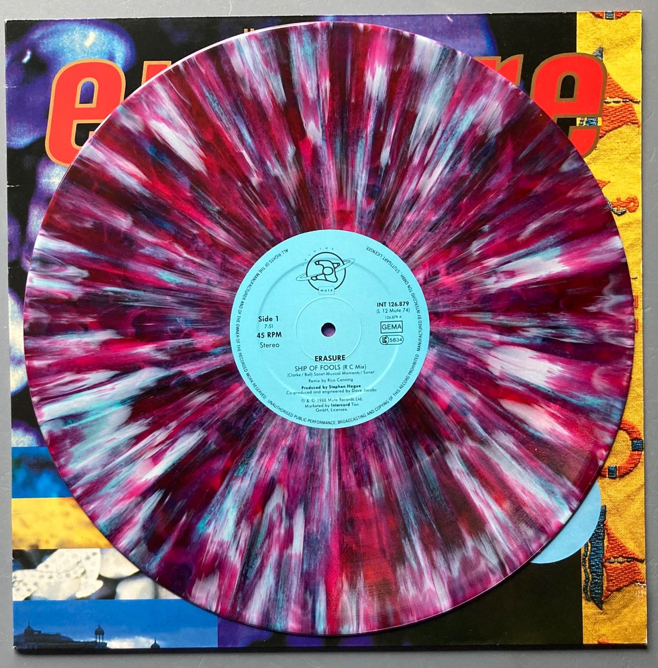 Dischi in vinile: ERASURE - SHIP OF FOOLS – Usato da Poliez-Pittet venduto da Newtown-Records