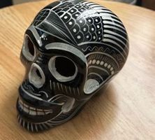 Authentic Mexican Ceramic Skull – Stunning Calavera