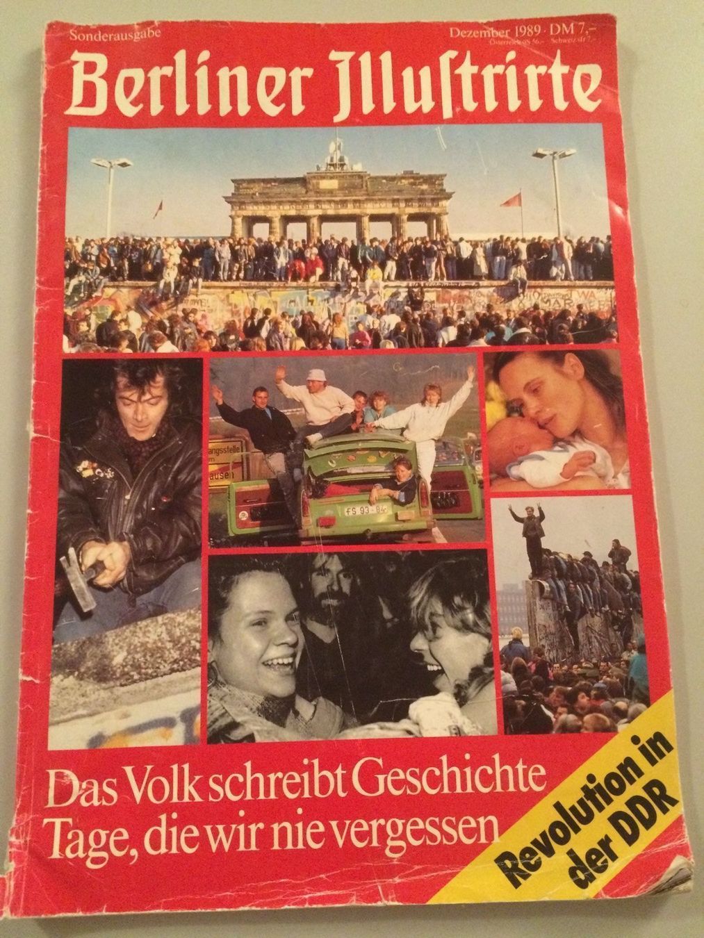 Libri: REVOLUTION IN DER DDR/DER" MAUER-FALL" MIT ORIG.MAUERSTEIN ! – Usato da EMMETTEN venduto da pfi_cbg5 5