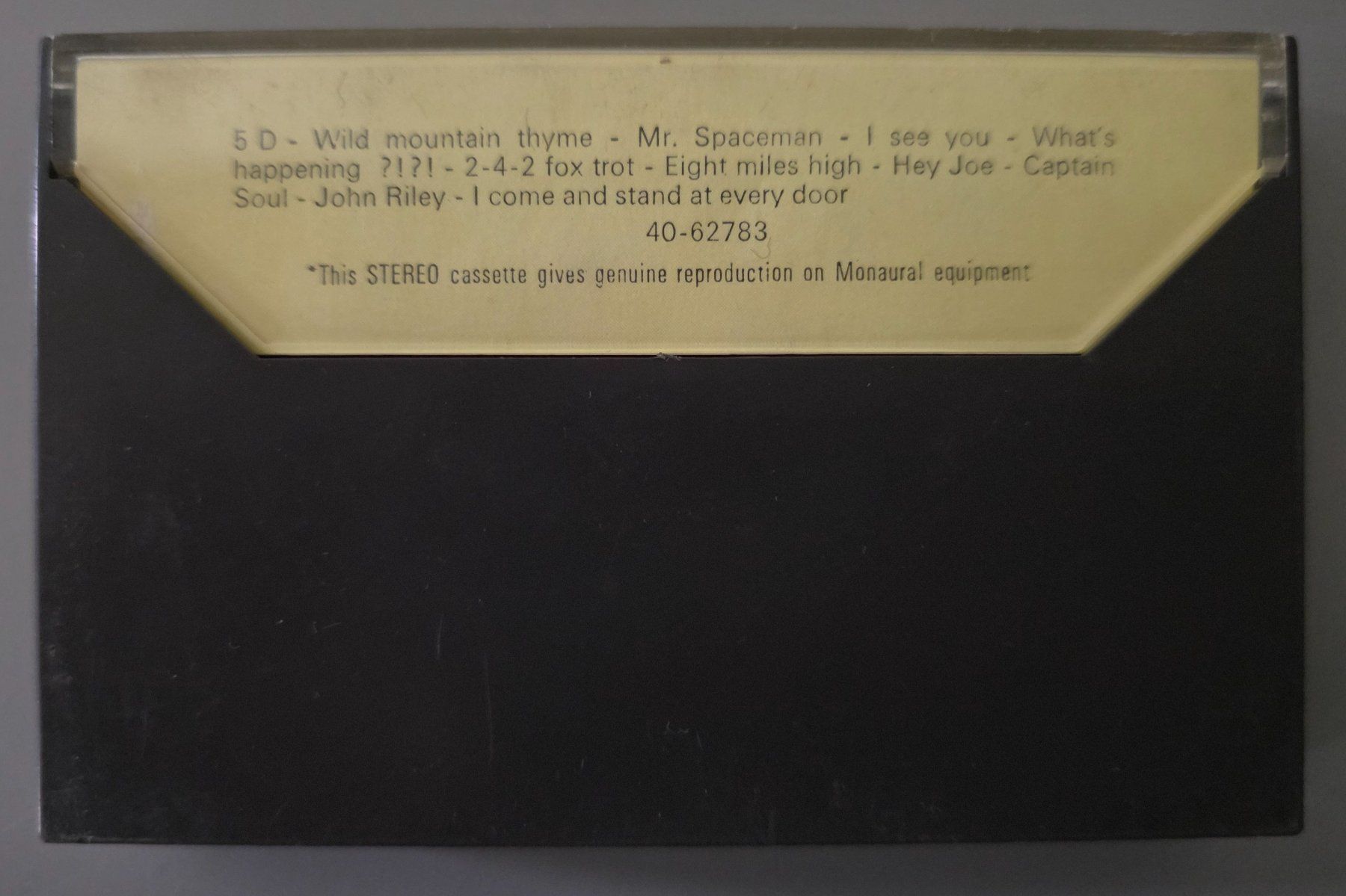 Musicassette: The Byrds Kassette – Fifth Dimension – Usato da Root venduto da atelier22 1