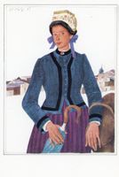 Goms   VS  -    Oberwalliser Frauen-Tracht