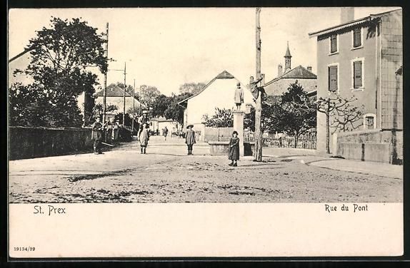 Cartoline postali: AK St. Prex, Rue du Pont – Usato da Berlin venduto da bartko-reher
