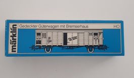 Märklin "Güterwagen mit Bremserhaus" (70er Jahre/OVP/ Top!)