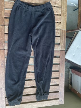Benetton Fleecehose Gr. XS schwarz