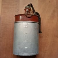 Militär Feldflasche mit Becher, (alt ca 1920er)