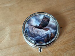Pillendose Adler Motiv, neuwertig & Top Zustand!