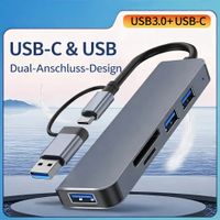 USB-C / USB-A Hub 5-in-1 | USB 3.0 | SD &microSD Kartenleser