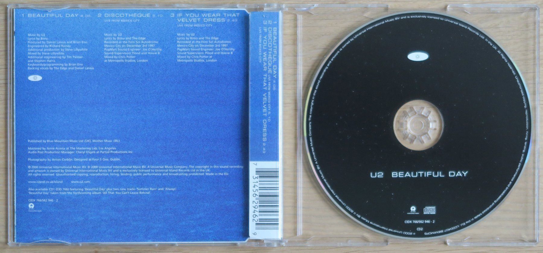 CD: CD U2 – Beautiful Day – Usato da Küttigen venduto da Jupiterfred 1