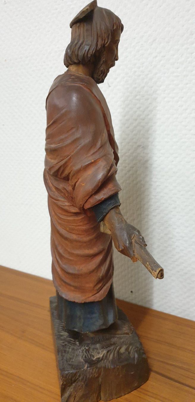 Skulpturen & Statuen: Holzfigur, Heiligenfigur St. Judas Thaddäus – Gebraucht aus Emmen von Brockofsky 7
