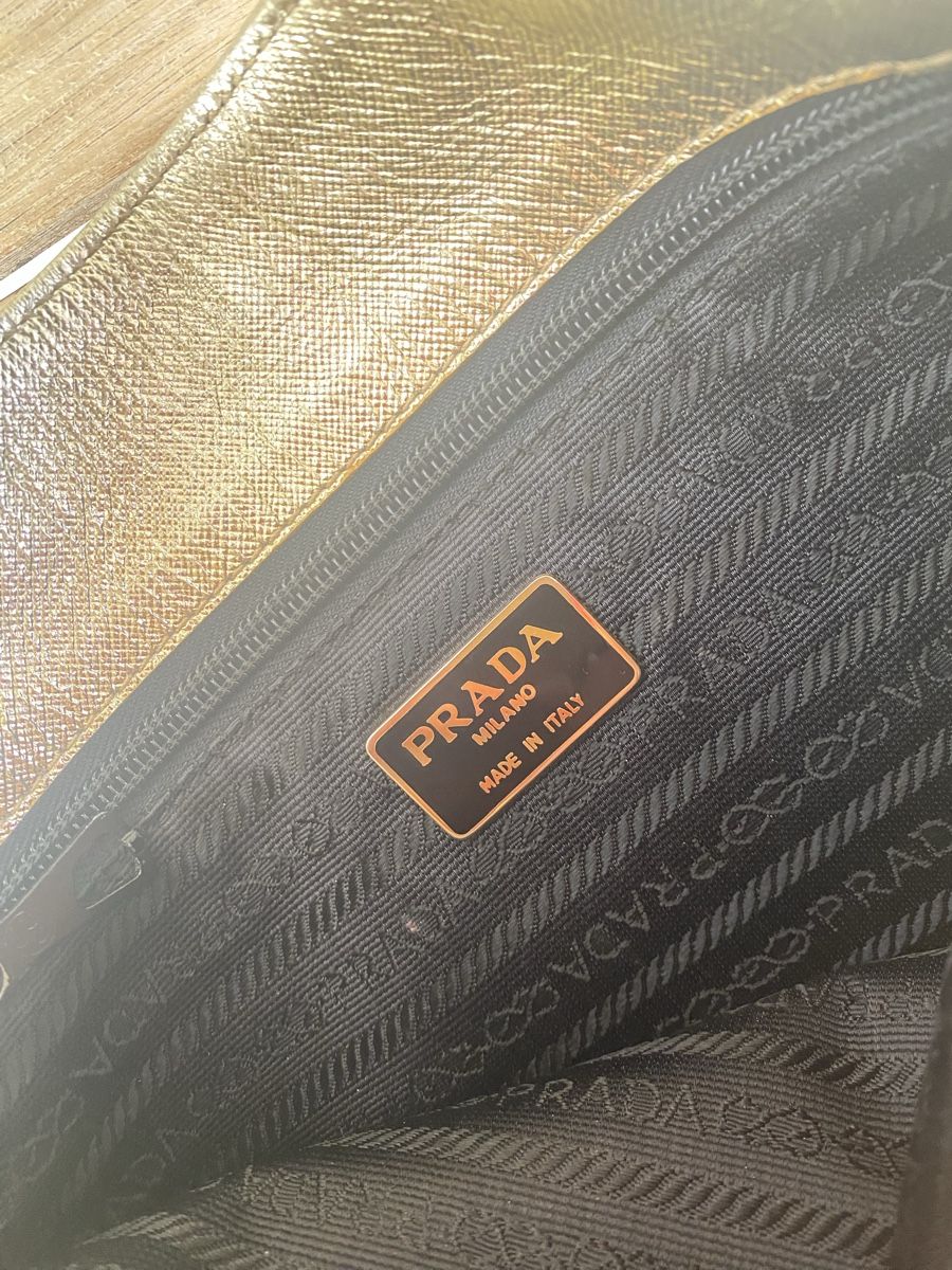 Prada Borse da donna: Prada Gold Metallic Tasche – Usato da Steffisburg venduto da viv_5tqt 9