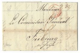 aa691/Préphilatélie BÂLE 10 janvier 1851 ... !