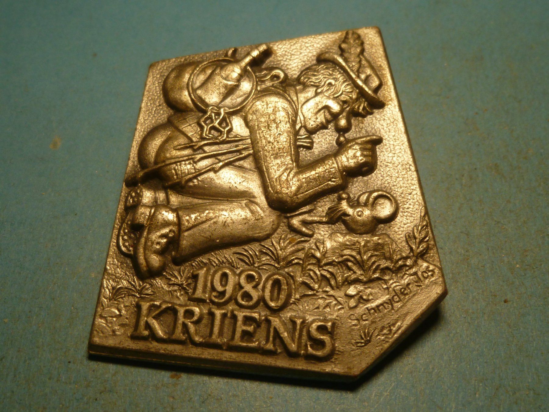 Placchette & Badge: KRIENS 1980 SILBER – Usato da Ried (Muotathal) venduto da Mandarin02