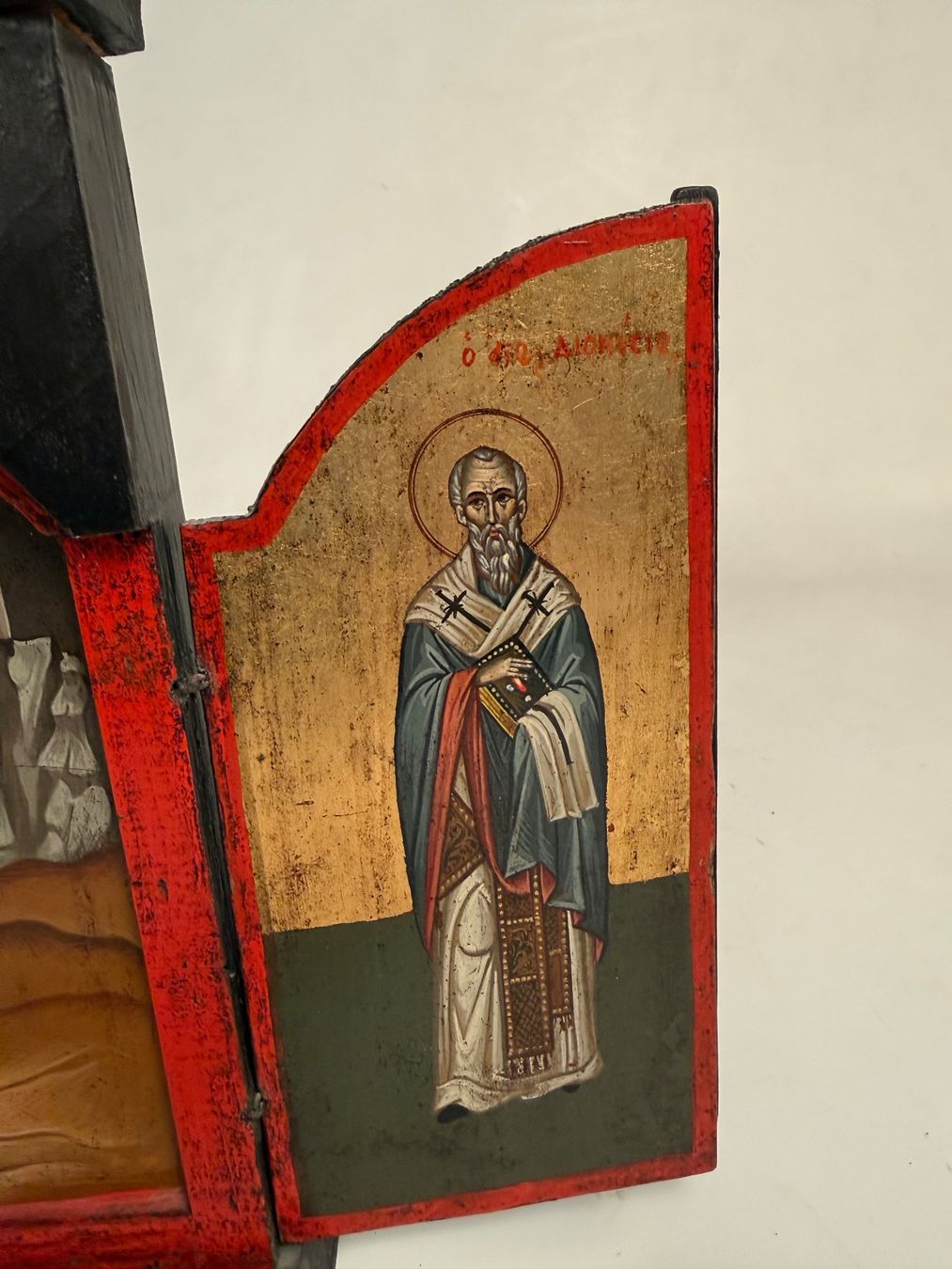 Foto & Immagini: Orthodoxe Ikone Triptychon Hl. Georg Holz Klappaltar – Usato da Itingen venduto da uhu777 3