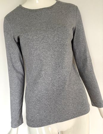 FABIANA FILIPPI Shirt grau Rippjersey - EU 36 - wie NEU
