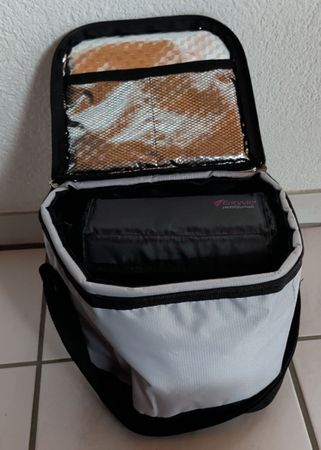 Medikamentenkühltasche grau mit Innentasche gebraucht