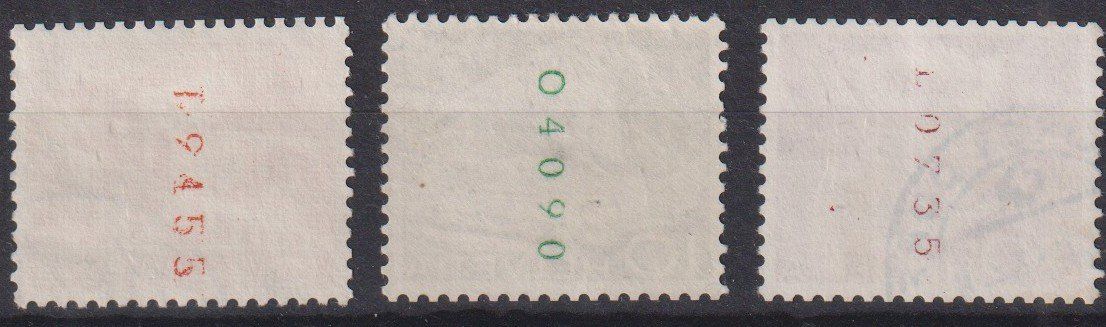 Tutti i francobolli: A6) Rollenmarken 298RM, 299RM, 301.02RM – Usato da Claro venduto da Chanty7 1