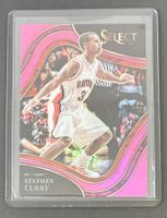 NBA Stephen Curry 2022 Select DP Pink Prizm Parallel Card