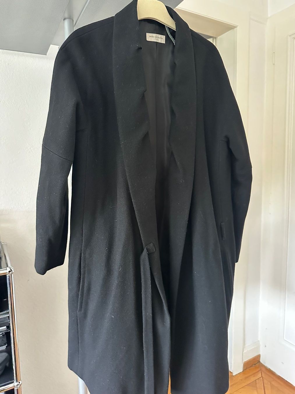 Dries Van Noten Cappotti: Dries van Noten black wool coat size L – Usato da Lausanne venduto da kuroneko86 3