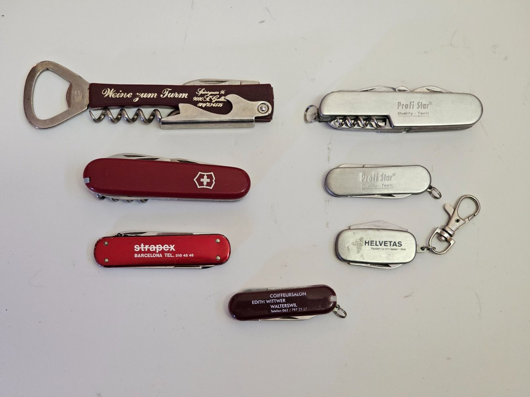 Taschenmesser: Div. Werbetaschenmesser – Gebraucht aus Meisterschwanden von Hummer21