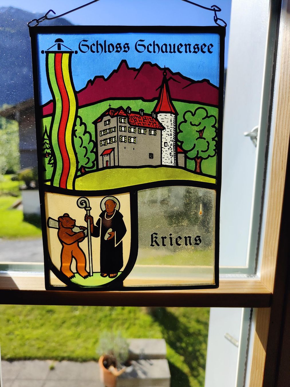 Sonstige Antiquitäten & Kunst: Wappenbild Schloss Schauensee, Kriens – Gebraucht aus Lungern von Veromi