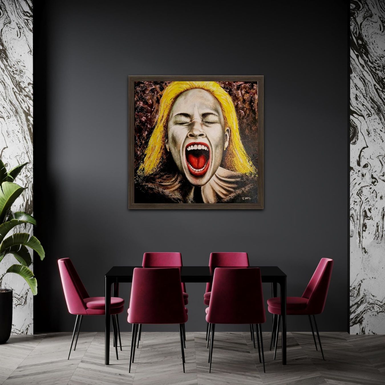 Posters & Illustrations: SCREAM -- Acrylfarben auf Leinwand – Neuf avec emballage d'origine à Neunkirch par neunkirch66 5