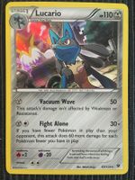 Pokemon Lucario Holo XY Fates Collide near Mint