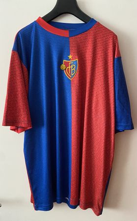 Fussball Trikot FC Basel Grösse XL blau-rot