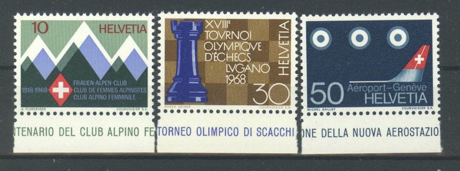 Tutti i francobolli: 1968, Sonderpostmarken I ** – Usato da Willisau venduto da Vollstempel