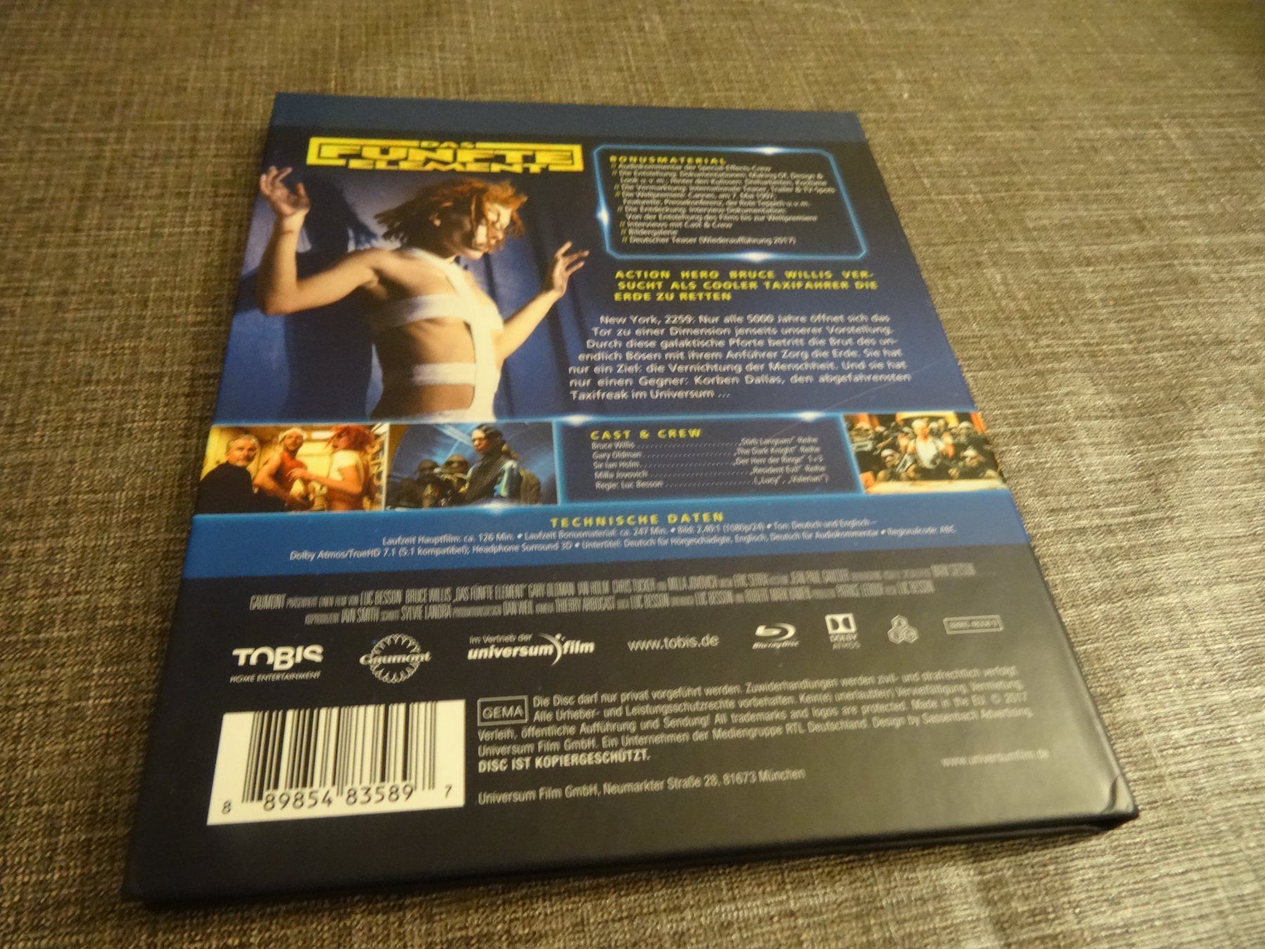 Tous les DVDs: Das Fünfte Element Blu-ray MEDIABOOK – D'occasion à Olten par Disc-Verkauf 3