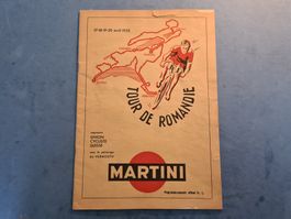 1952 TOUR DE ROMANDIE PROGRAMME VINTAGE FAHRRAD