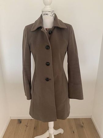 Wintermantel braun S - Wolle/Cashmere