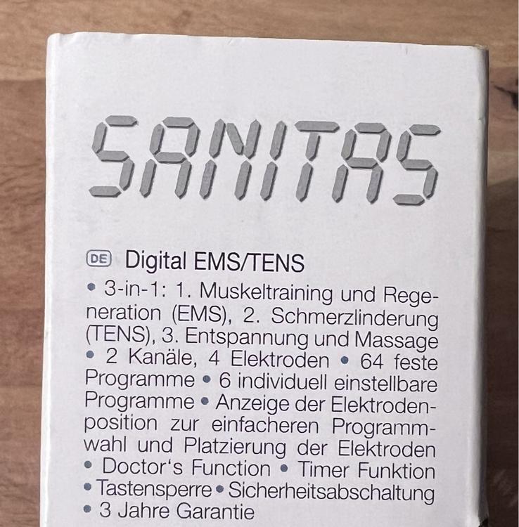 Sanitas SEM 44 Digital EMS TENS Massage 