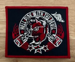 Écusson biker "Hell Ride With The Devil" - Neuf! 🔥🏍️ 😈...