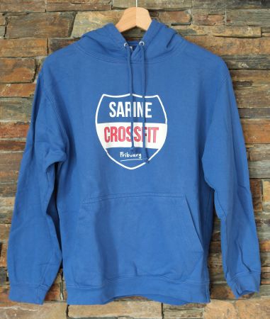 Pullover Hoodie Gr. S CrossFit Sarine Fribourg blau Athlete