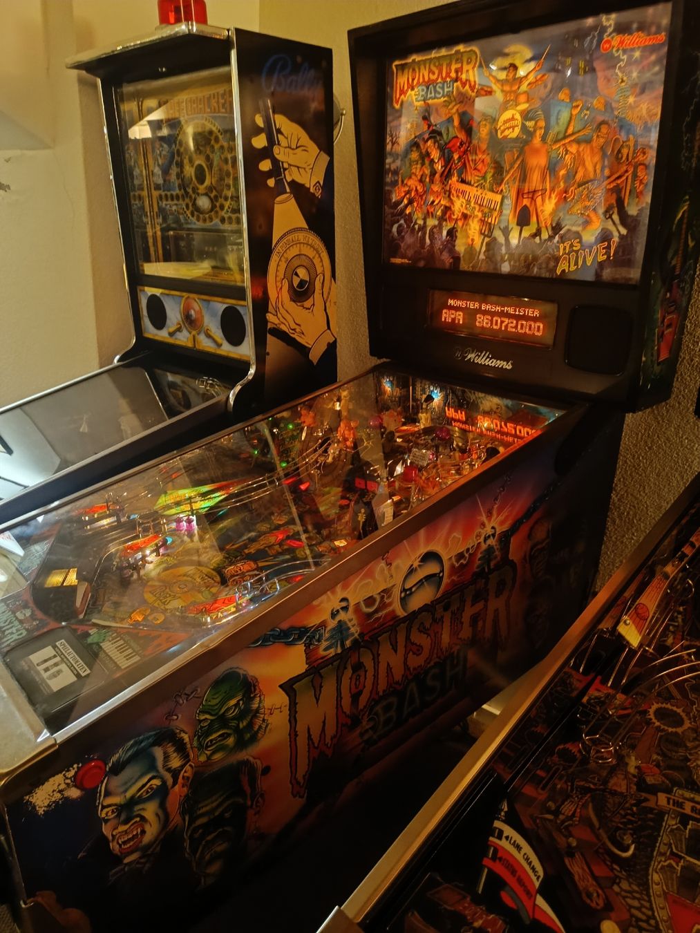 Williams Flipperkästen: flipper monster bash spielerpin – Gebraucht aus wittenbach von frisen 1