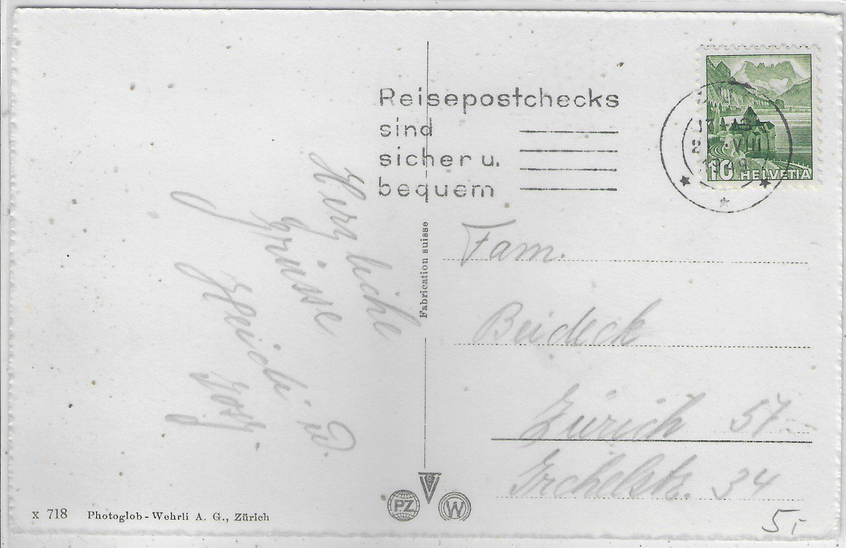 Cartoline postali: Zug - Generalansicht – Usato da Ettingen venduto da Kartenplanet 1