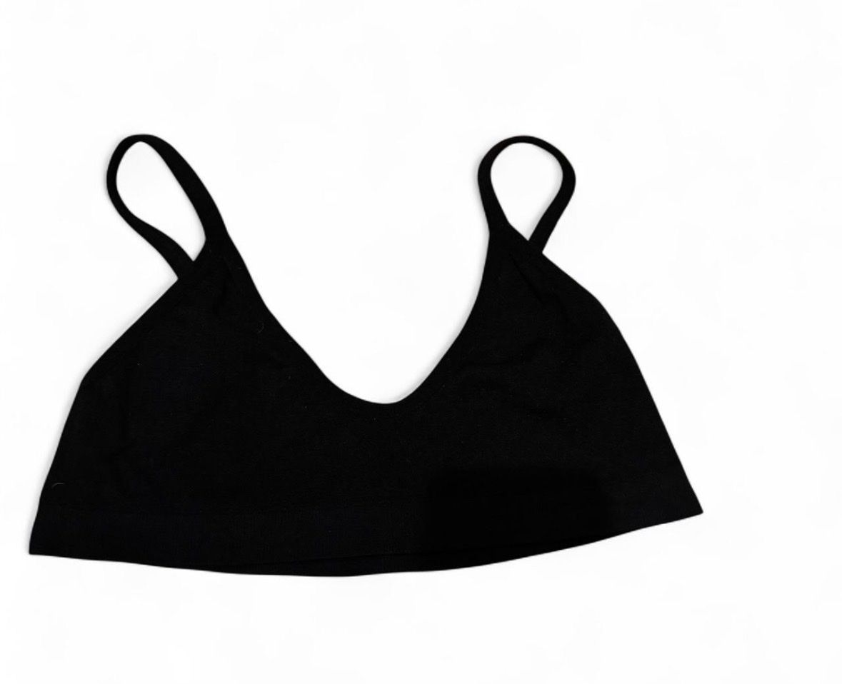Top: Schwarzer Bralette Top-Grösse S-M-Leicht & bequem – Nuovo (secondo la descrizione) da Marbach SG venduto da Rob_sta