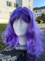 Violette Perücke Fasnacht Karneval Streetparade Party