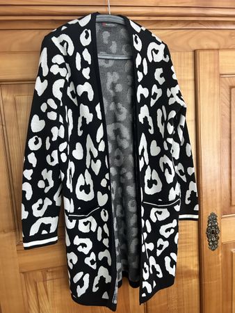 Street One Strickjacke, Gr. 40 Schwarz/Weiss, Top Zustand