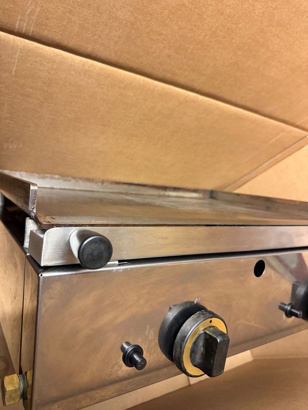 Grils: Plancha gaz inox Junex – D'occasion à Puplinge par Pierreth 1