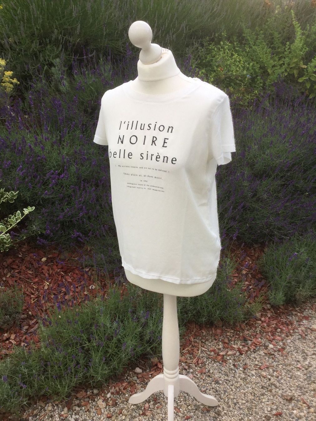 T-Shirts: T-shirt blanc Inscriptions BROADWAY – Gebraucht aus Agiez von chouchanelle 1
