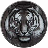 Cook Islands Black and White - Tiger 1 Oz 2025