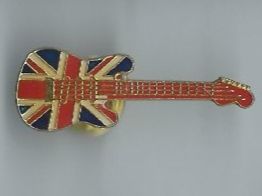 Union Jack Gitarren-Pin