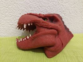 "Handschuh" Tyrannosaurus aus Gummi.