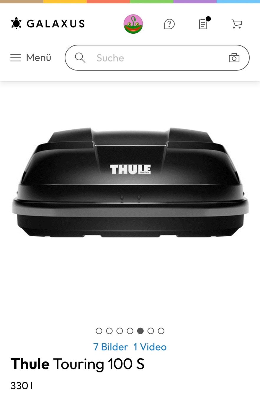 Thule Coffres de toit: Thule Dachbox Touring S | Schwarz Glossy – D'occasion à Weinfelden par Belana2 7