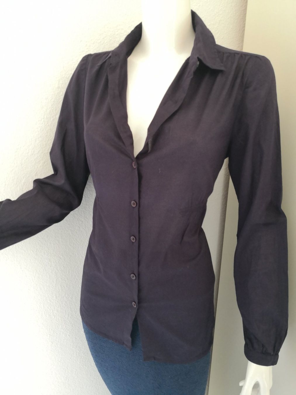 Mango Camicette: 🤩MANGO BAUMWOLL-BLUSE VIOLET MIT NÄHTE – Nuovo (secondo la descrizione) da Olten venduto da Naja-Twins-Twins 8