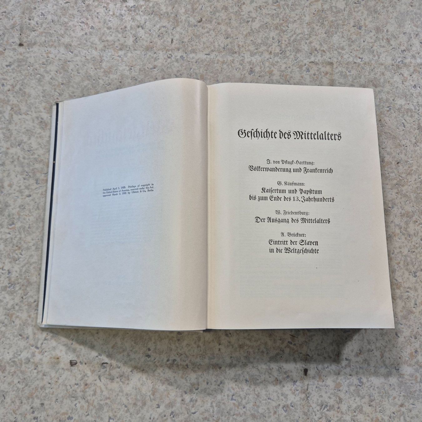 Libri: Antik Weltgeschichte Mittelalter Buch Ullstein+Co. Berlin – Usato da Nottwil venduto da Wondewa-Shop 3